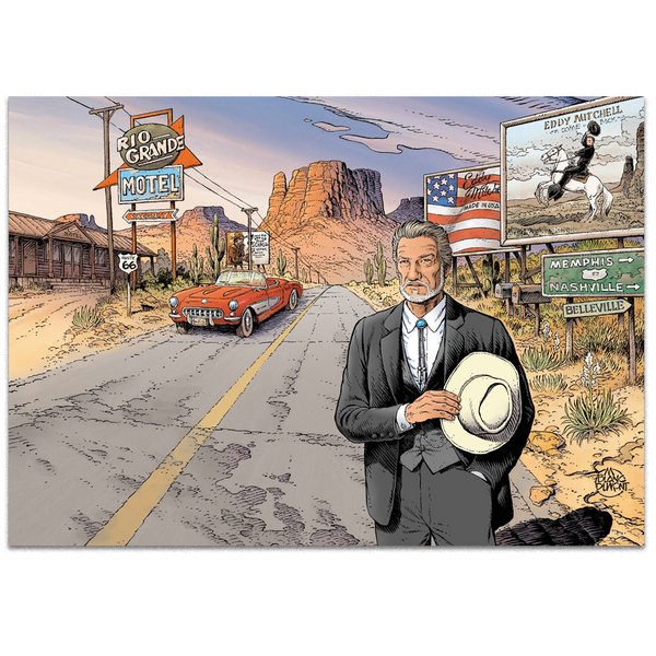 Affiche "L'album de sa vie" Store Eddy Mitchell